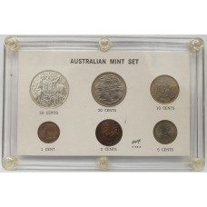 AUSTRALIA 1966 . MINT SET . UNOFFICIAL CONTAINER . UNCIRCULATED